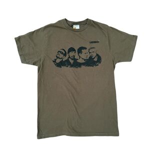 Bay Island Sportswear - Official U2 360 Tour Band Faces T-Shirt Green Medium